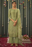 green salwar suit