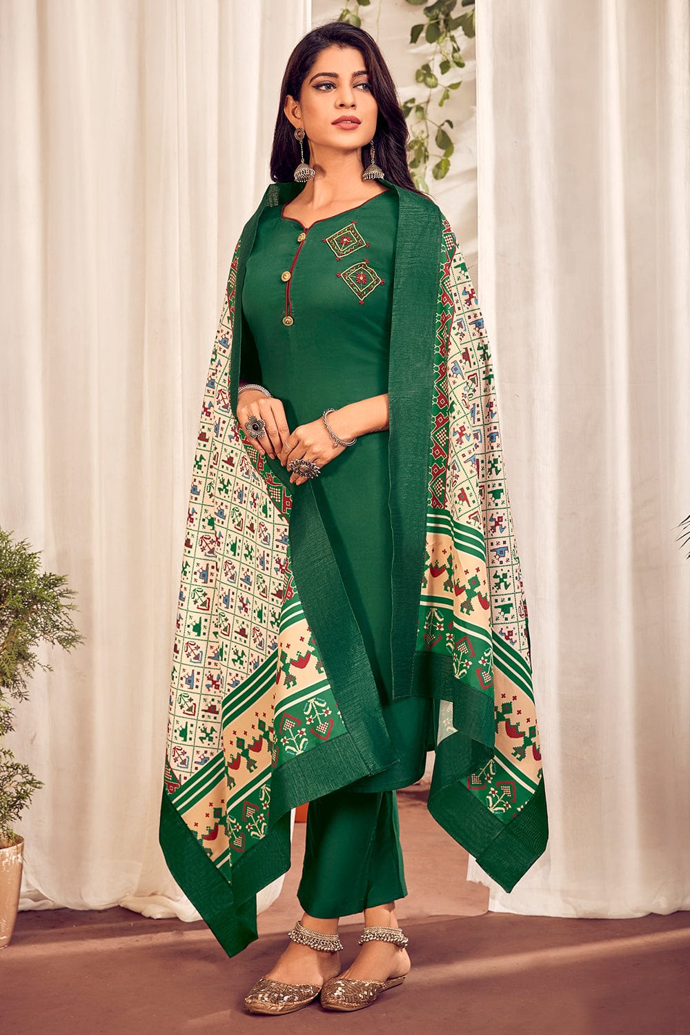 Buy Phthalo Green Salwar Suit online-Karagiri – Karagiri Global
