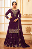 purple salwar suit