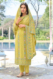 yellow salwar suit