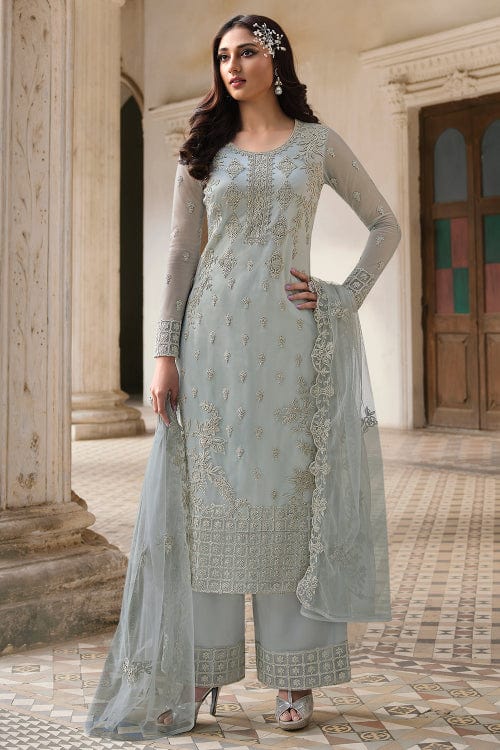 blue salwar suit