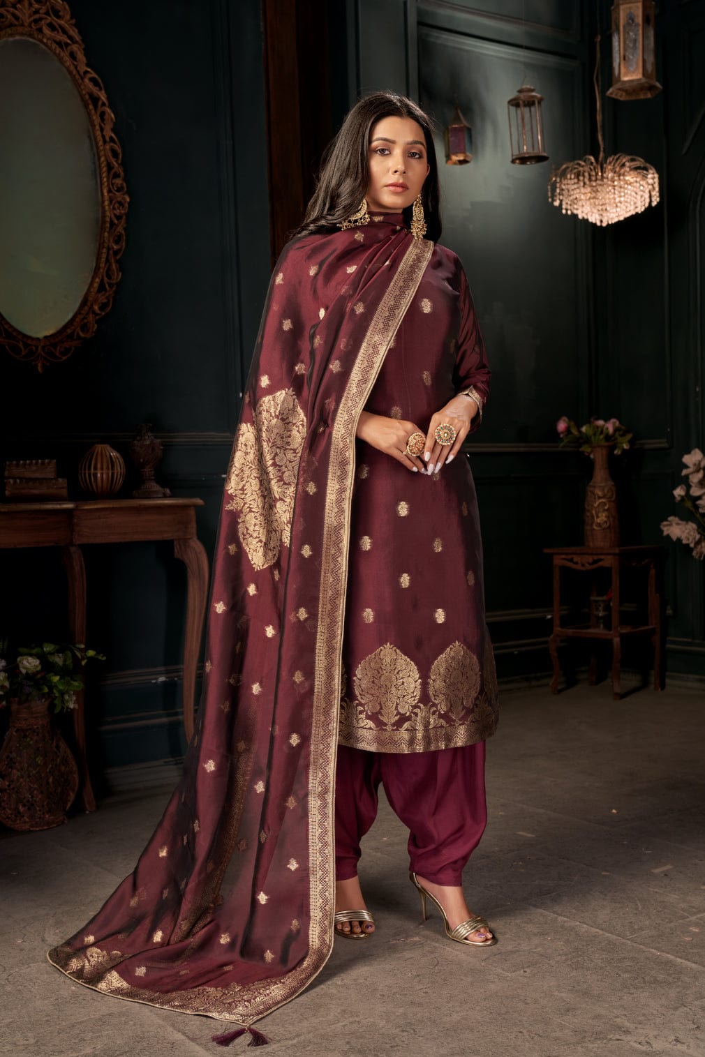 Introducing Jhinjhoti - Banarasi Sarees & Salwar Suit Material – Avishya.com