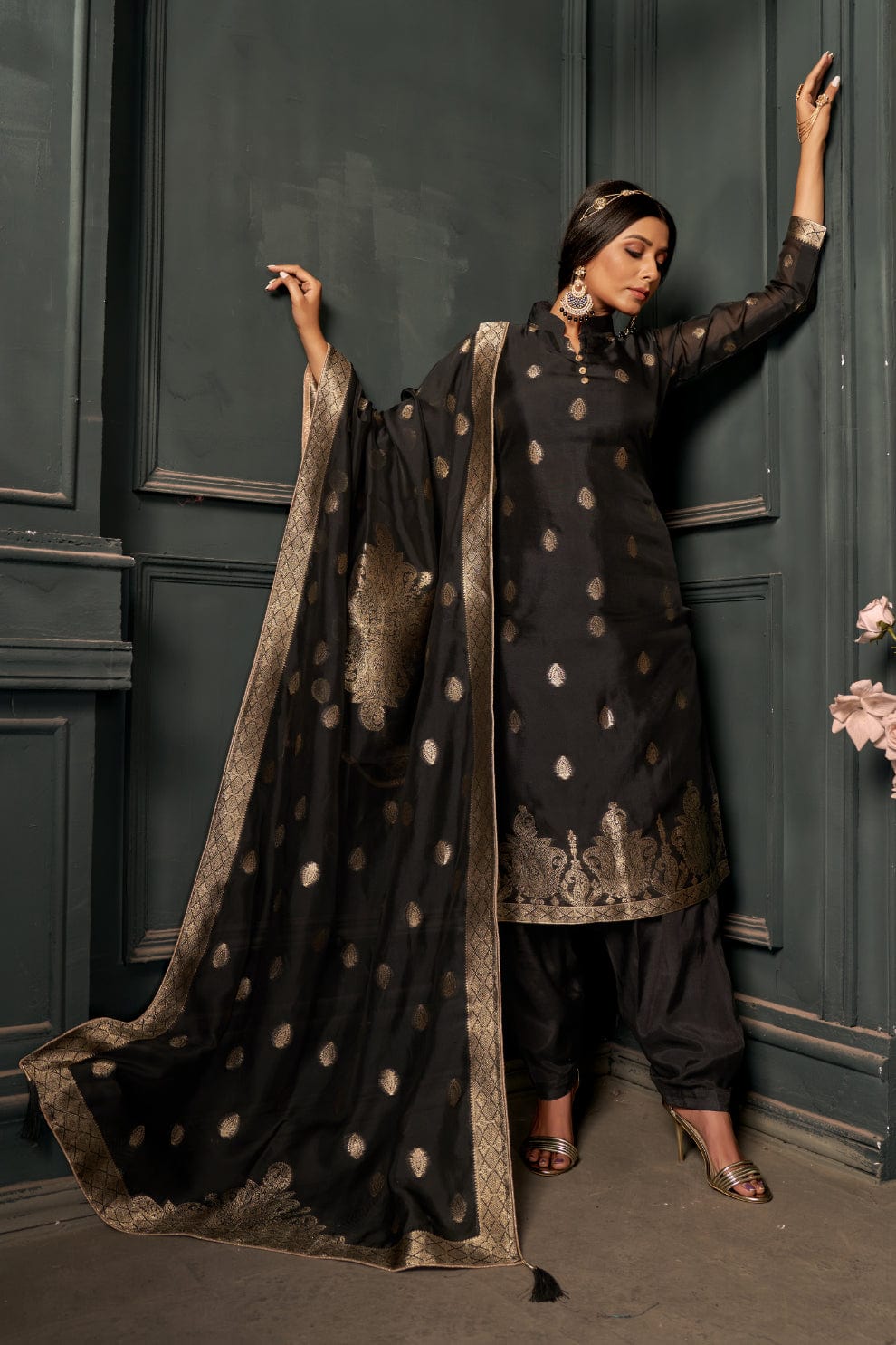 Black salwar suit outlet for women