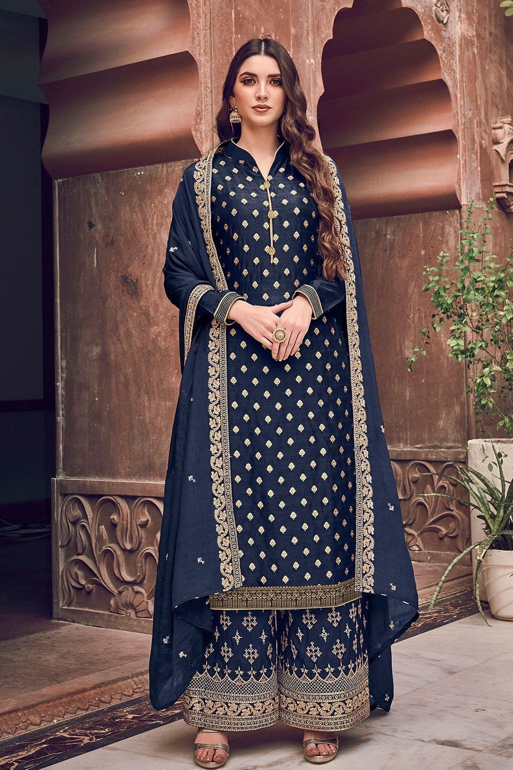 salwar suit with palazzo