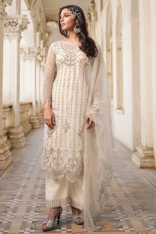 white salwar suit