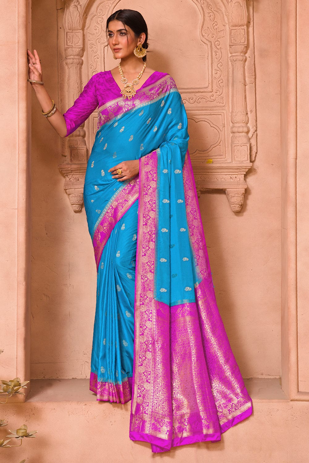 satin silk saree