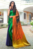 satin silk saree