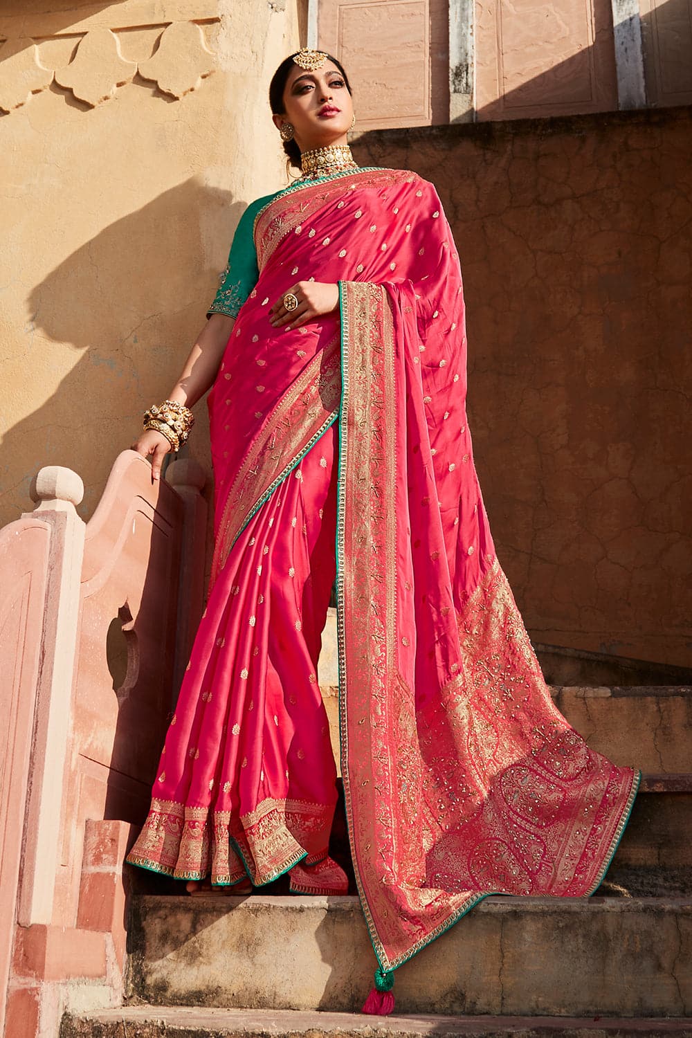 satin silk saree