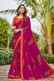 satin silk saree