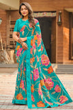 satin silk saree