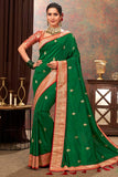green saree