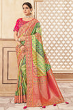 Multicolour Silk Saree