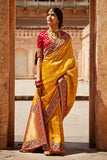 yellow saree