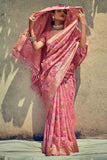 pink saree