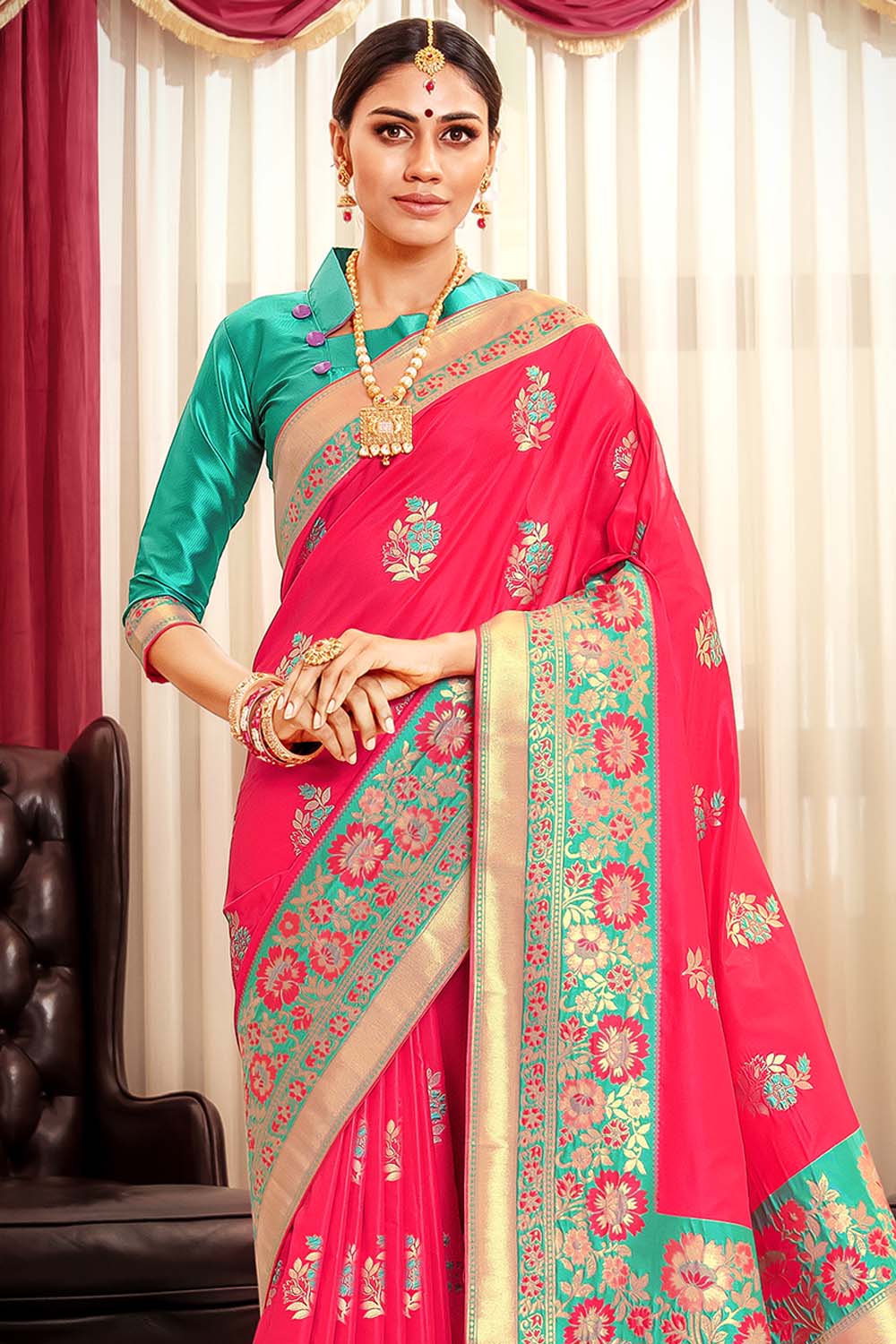 Buy the elegant Pearl White Kanjivaram Saree online-KARAGIRI – Karagiri  Global