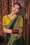 South Silk Saree Basil Green South Silk Saree saree online