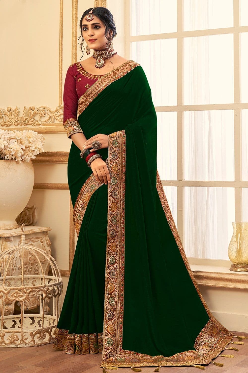 silk saree design