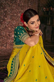 South Silk Saree Canary Yellow South Silk Saree saree online