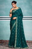 green saree