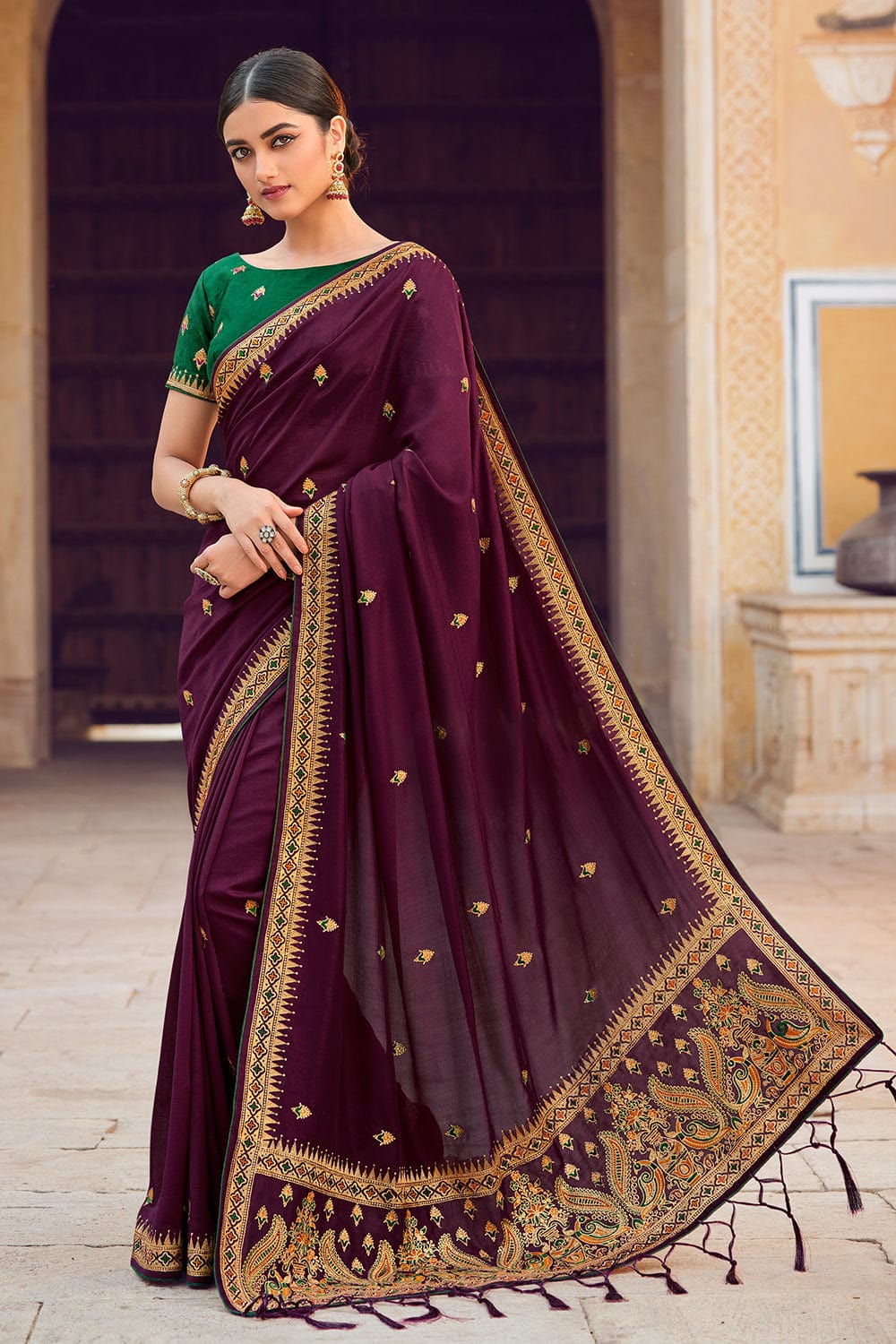 south silk saree