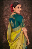 South Silk Saree Lime Green South Silk Saree saree online