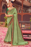 green south silk saree