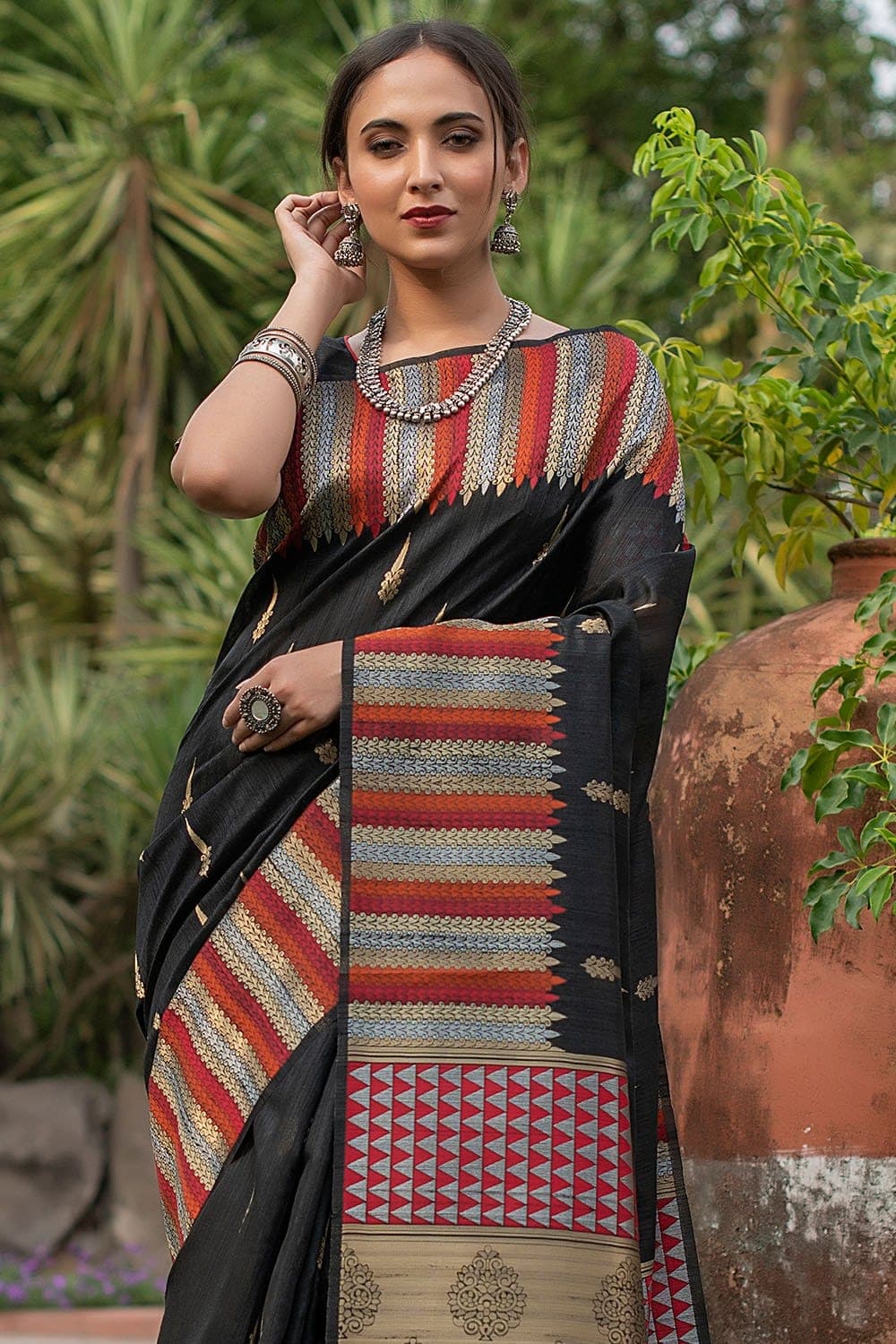 tussar saree