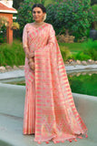 Tussar Silk Saree Taffy Pink Tussar Silk Saree saree online