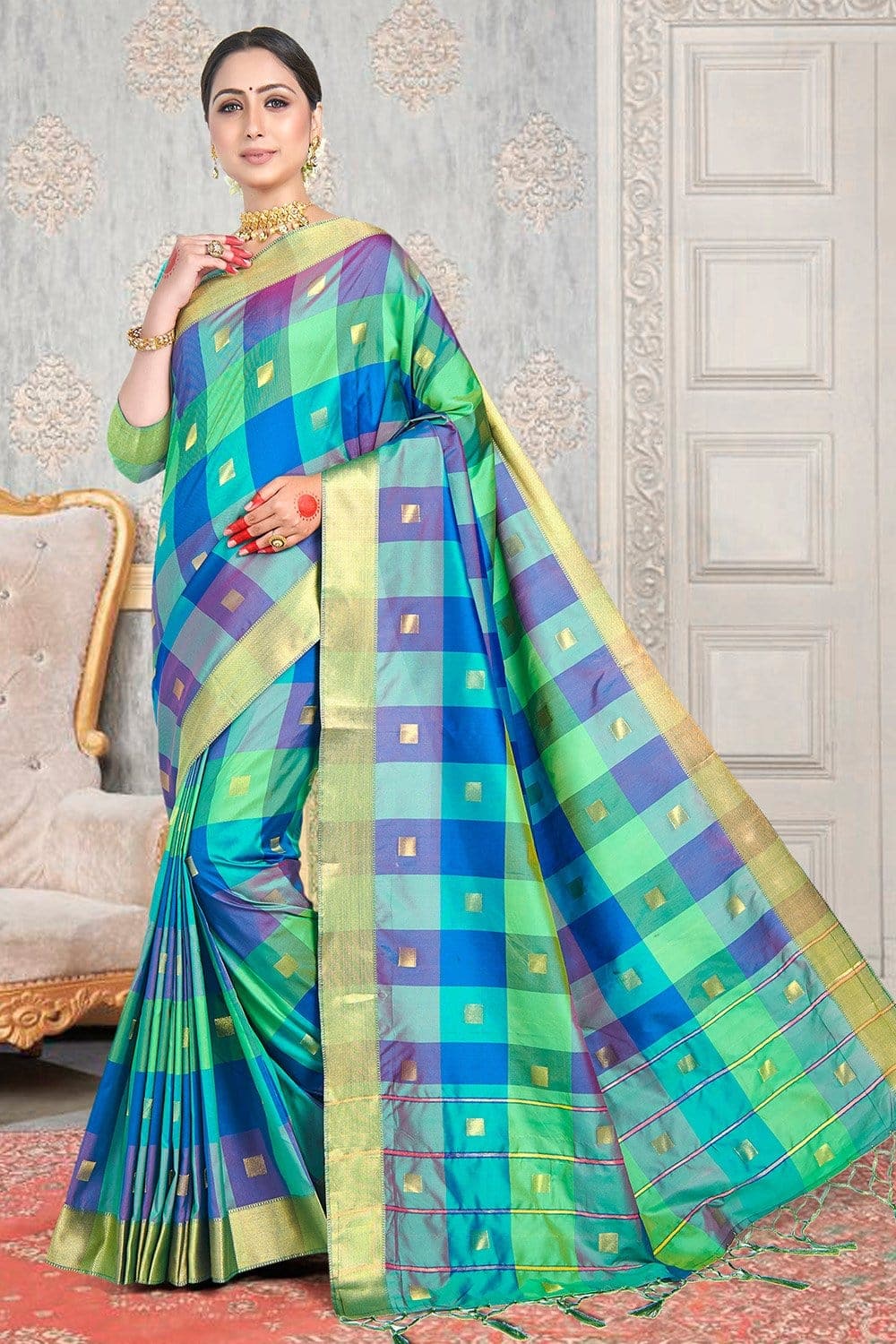 Uppada pattu plain saree – Celebrites World